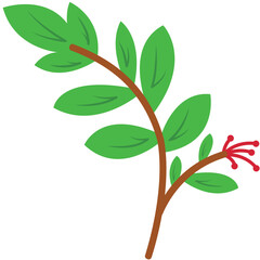 Illustration of desert cactus plant with sandy base, symbolizing wilderness plant life suitable for natural and eco design.
