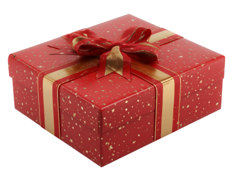 Gift box on a transparent background