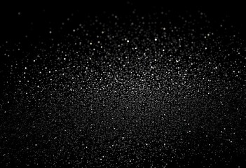 Obraz premium Intricate black background with dense, sparkling glitter, opulent, luxury
