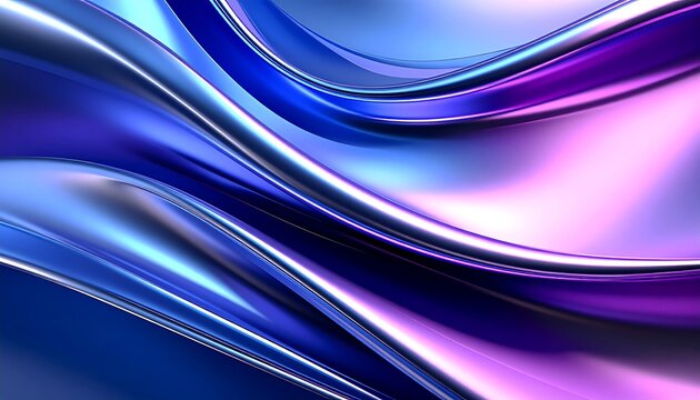 Abstract flowing shapes in vibrant colors - Powered by Adobe