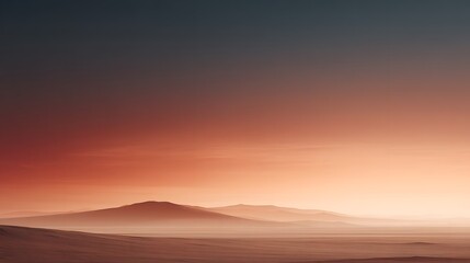 Obraz premium cinematic volcanic desert landscape with glowing sky gradients