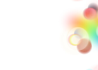 Light leaks special lens flare effect on transparent background