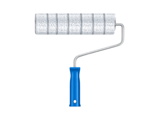 paint roller isolated on white background