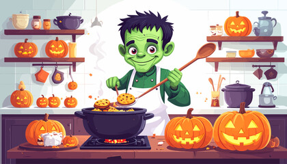 Spooky Halloween Chef A Monster's Kitchen Adventure