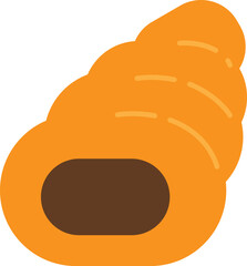 チョココロネのベクターイラスト素材