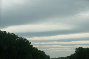 Obraz premium time lapse clouds