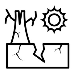 climate change Line Icon