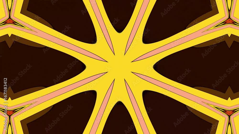 Poster abstract colorful kaleidoscope psychedelic background with circles