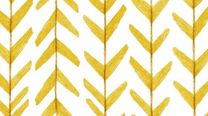 Gold chevron pattern on a white background.