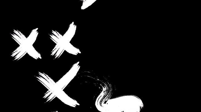 Abstract Grunge Distressed Graffiti Textured overlay, Video Transition Effect. High quality 4k footage