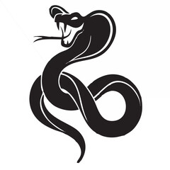 Black Cobra Symbol Vector.eps