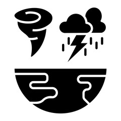 climate change Solid icon