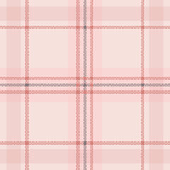 Fototapeta premium Plaid seamless pattern multicolor in pastel pink