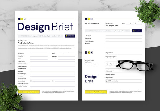 Yellow And Black Design Brief