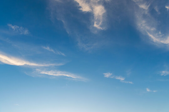 夏の空　夕暮れの時の空と雲265