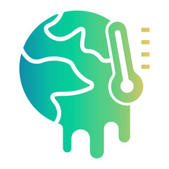 climate change Gradient icon