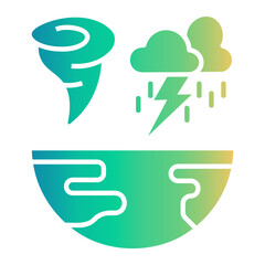 climate change Gradient icon