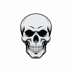 Fototapeta premium VINTAGE SKULL HEAD CONCEPT VECTOR 3
