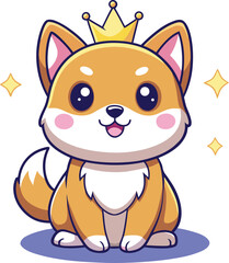 Cartoon Dog, Cute Cartoon Dog, Cute Cartoon Dog Vector Set, Cute Cartoon Dog Vector Set