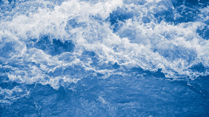Abstract Blue Water Surface Background