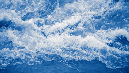 Abstract Blue Water Surface Background