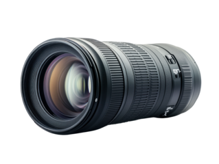camera lens isolated on white background