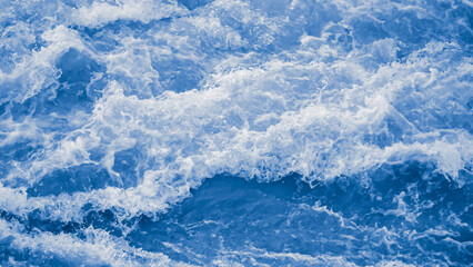 Abstract Blue Water Surface Background
