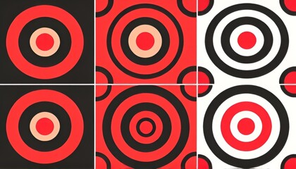 Fototapeta premium Target pattern designs