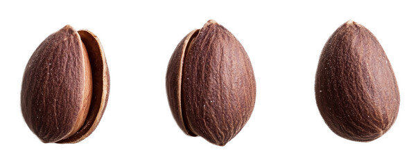 Almonds for Nutty Snacks - Isolated on White Background