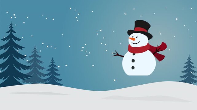 Hopping Snowman
