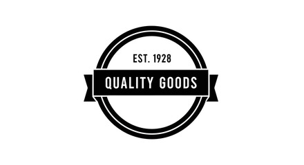 Timeless quality goods established 1928 emblem evokes heritage and trust for premium brands