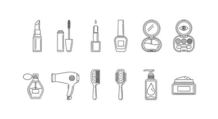 Collection of Beauty and Hair Care Products