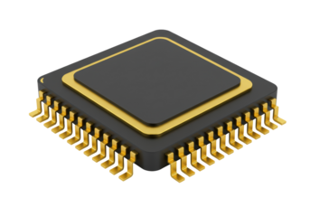 Isolated Microcontroller, chip for motherboard or circuit board component, electronics part