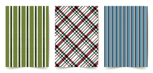 A bold and clean line geometric vertical parallel stripes diagonal pattern on white background versatile texture for textile, digital wallpaper and holiday themes. Fashion print design. Tartan texture