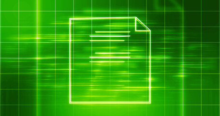 Daily routine to-do checklist animated with blank lines indicating taks. Clipboard with cheklist glowing paper illustration. Survey form checkbox fields animated, technology software concepts.
