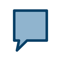 Fototapeta premium シンプルな吹き出しのアイコンイラスト