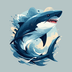 Shark Logo Design Very Cool