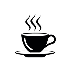Coffee Cup Silhouette Icon Design