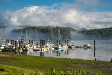 Muelle en Tofino Canada