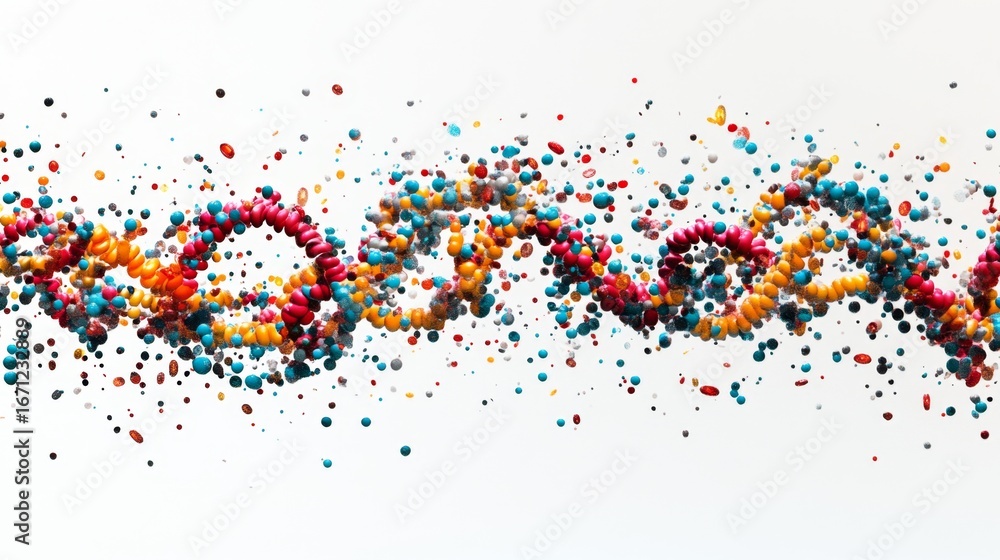 Aufkleber visualizing protein structure in molecular biology high-resolution image of real protein complexes i