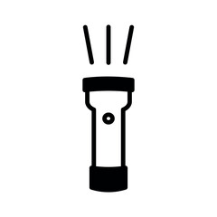 flashlight icon vector design template elegant style