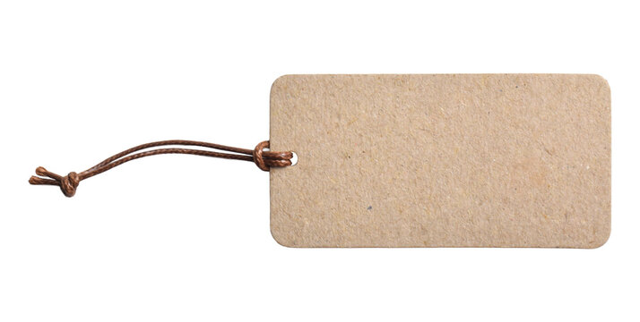 Label tag isolated on white background