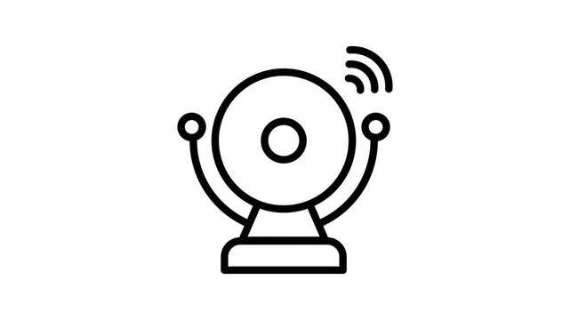Animated Emergency Alarm Bell
