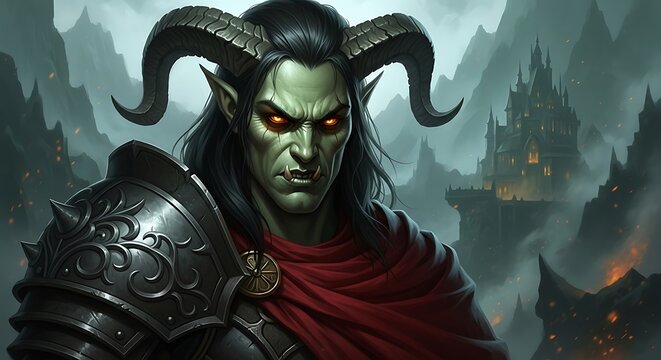 Demon Lord, Focused and Powerful.