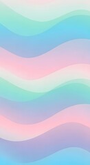 Fototapeta premium Abstract background with gentle, flowing waves in soft pastel colors of pink, blue, and green.