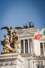 Fototapeta premium Collection of Rome photography featuring Vatican City, St. Peter’s Basilica, historic center, and romantic summer moments with couples exploring the Italian capital.