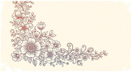 vintage floral background