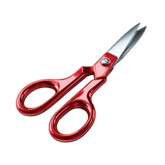 Red-handled scissors
