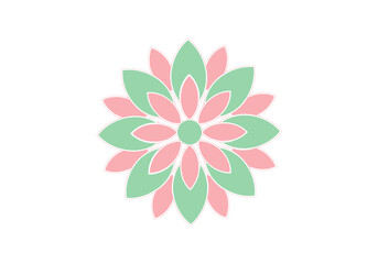 Delicate Pastel Floral Design A Simple and Elegant Flower Petal Pattern for Graphic Design Use