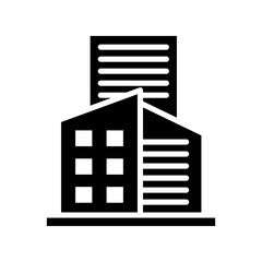 Company Icon Vector Illustration Glyph Version